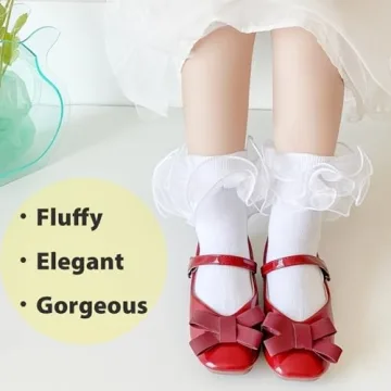 Elegant Girls Ruffle Lace Socks for Every Occasion