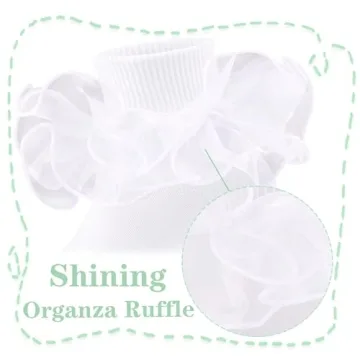 Elegant Girls Ruffle Lace Socks for Every Occasion