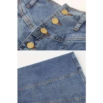 Stylish High Rise Distressed Denim Maxi Skirt for All Occasions