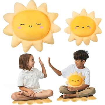 Juexica Sun Pillow Set - Plush Comfort for All Ages