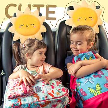 Juexica Sun Pillow Set - Plush Comfort for All Ages