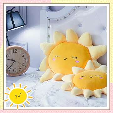 Juexica Sun Pillow Set - Plush Comfort for All Ages