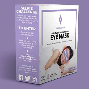 Instant Relief Lavender Steam Eye Mask | Juve Naturals