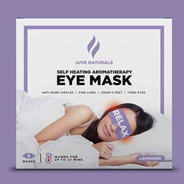 Instant Relief Lavender Steam Eye Mask | Juve Naturals