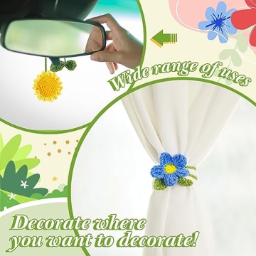 Handmade Flower Bookmark Set for Book Lovers