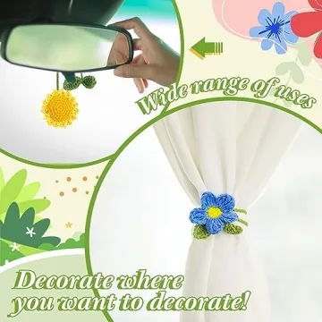 Handmade Flower Bookmark Set for Book Lovers