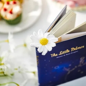 Handmade Flower Bookmark Set for Book Lovers