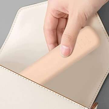 Veki Travel Makeup Brush Holder Silicone Compact Design