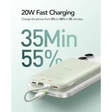 Charmast 10000mAh Fast Charging Portable Power Bank