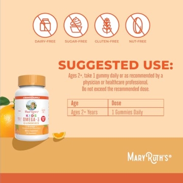 Vegan Omega-3 Gummies for Kids Sugar-Free Immune Support