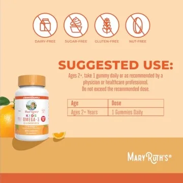 Vegan Omega-3 Gummies for Kids Sugar-Free Immune Support