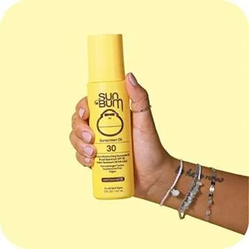 Sun Bum Original SPF 30 Sunscreen Oil, Vegan and Hawaii 104 Act Compliant (Octinoxate & Oxybenzone Free) Broad Spectrum Moisturizing UVA/UVB Glowing Sunscreen Lotion with Vitamin E, 5 oz, 2 Pack
