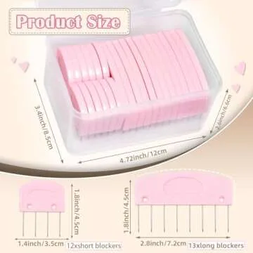 AnoleAir Knit Blocking Pins Kit - 25 Pcs in Pink for All Your Knitting Needs