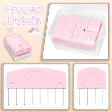 AnoleAir 25 Pcs Knit Blocking Pins Kit for Crafters