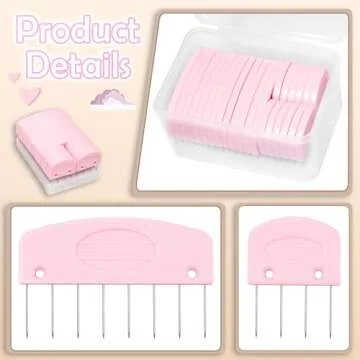 AnoleAir 25 Pcs Knit Blocking Pins Kit for Crafters