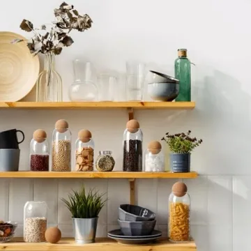 NUTRIUPS Glass Jar Set for Stylish Home Storage