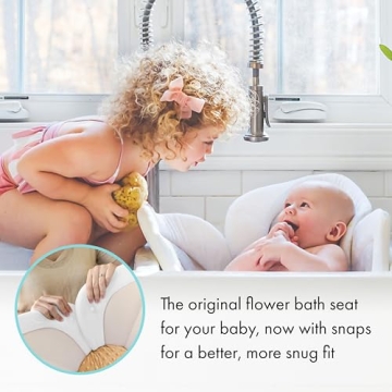 Blooming Bath Seat for Newborns - Comfort & Safety