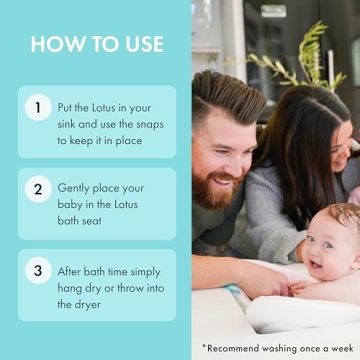 Blooming Bath Seat for Newborns - Comfort & Safety