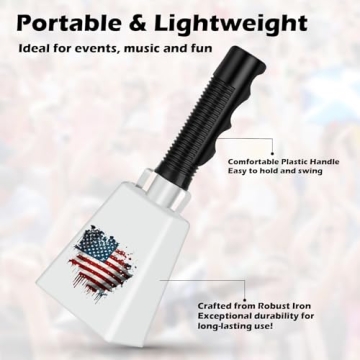 Cow Bells for Events - Big Noise, 2 Pcs Set