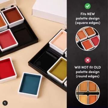 Narrative Cosmetics Alcohol Palette Refill Pans - Skin Tones - Milk Tea