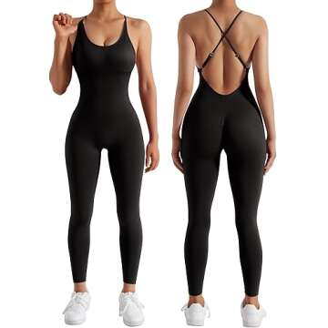 Stylish RXRXCOCO Women's Backless Bodysuit for Every Occasion