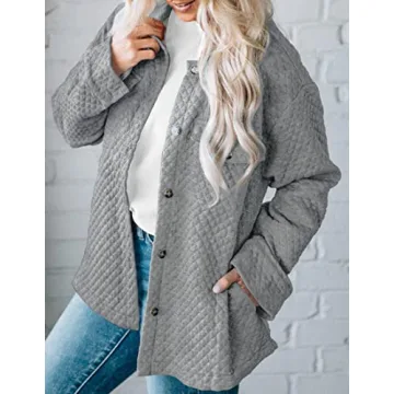 Stylish ZESICA Women's Lightweight Shacket for All Seasons