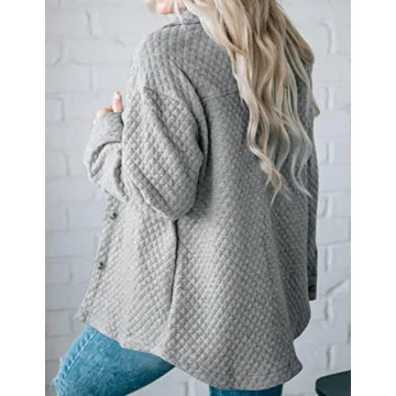 Stylish ZESICA Women's Lightweight Shacket for All Seasons