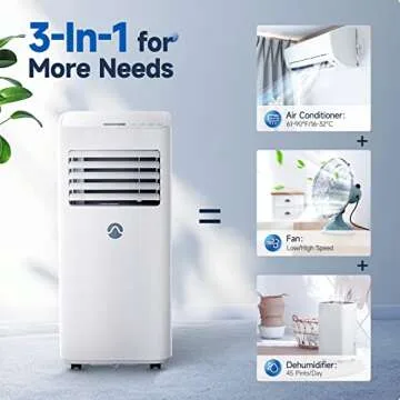 10,000 BTU Portable Air Conditioner for 450 Sq. Ft.