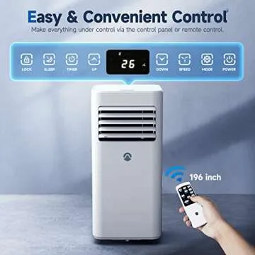 10,000 BTU Portable Air Conditioner for 450 Sq. Ft.