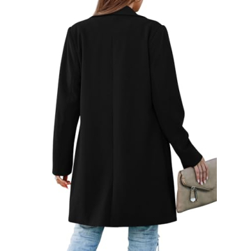 Stylish PRETTYGARDEN Women's Long Blazer Jacket for Fall