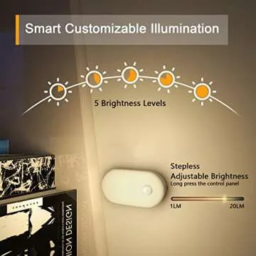 LYRIDZ Rechargeable Night Light for Safe Nighttime Illumination
