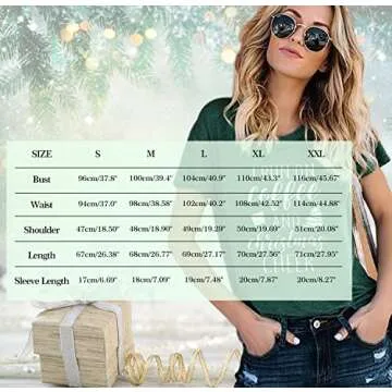 LUKYCILD Christmas Shirts for Women Teacher Christmas Shirt Womens Christmas Tops Xmas Tee Tops