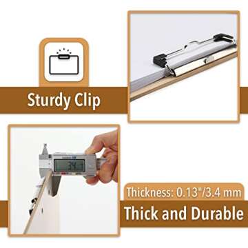 Mr. Pen- Clipboard, 11.5x17 Inches, Horizontal Wooden Clipboard, Extra Large Clipboard, Horizontal Clipboard, Art Clipboard, Drawing Board, 11x17 Clipboard, Lap Board, Landscape Clipboard