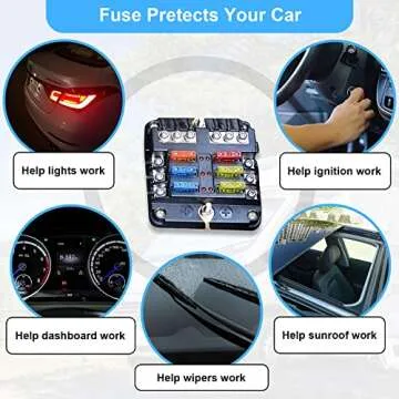 JOREST 180Pcs Comprehensive Automotive Fuse Kit Set