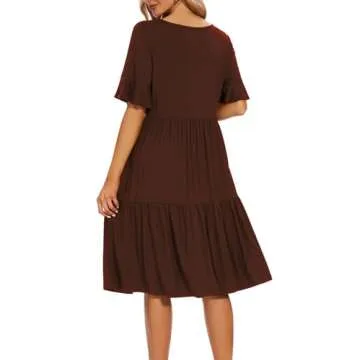 Stylish Smallshow Nursing Dress for Comfortable Breastfeeding