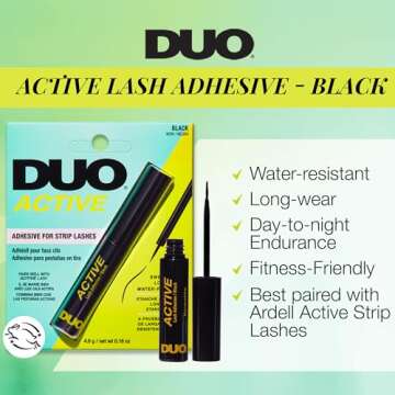 DUO Active Black Adhesive for Strip Lashes 4.6g
