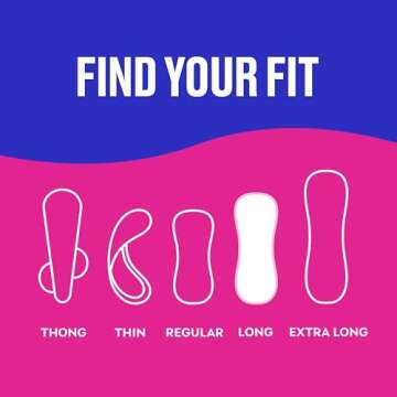 Carefree Panty Liners for Women, Long, Unwrapped, Unscented, 92ct | Pantiliners, Carefree Liners, Daily Liners for Women, Light Periods and Leaks, 8-Hour Odor Control | 92ct (Packaging May Vary)