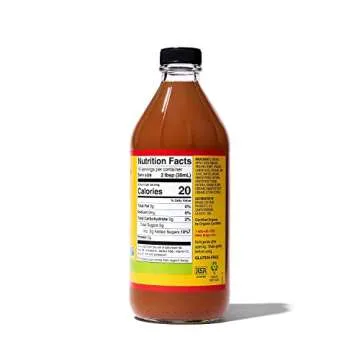 Bragg Organic Apple Cider Vinegar With the Mother 128 ounce and Bragg Organic Cranberry Apple Enhanced Vinegar Drink 16 ounce Bundle