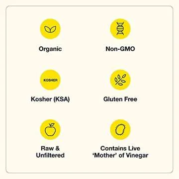 Bragg Organic Apple Cider Vinegar With the Mother 128 ounce and Bragg Organic Cranberry Apple Enhanced Vinegar Drink 16 ounce Bundle