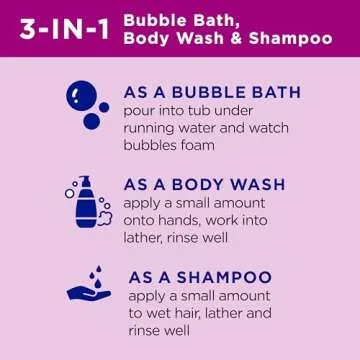 Dr Teal's Kids 3-in-1 Elderberry Bubble Bath & More