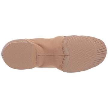 Bloch Girl's Neo-Flex Slip On Jazz Shoe, Tan, 1 X(Medium) US Little Kid