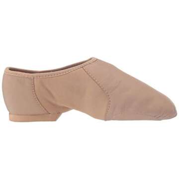 Bloch Girl's Neo-Flex Slip On Jazz Shoe, Tan, 1 X(Medium) US Little Kid