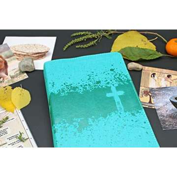 NIV, Kids' Visual Study Bible, Leathersoft, Teal, Full Color Interior: Explore the Story of the Bible---People, Places, and History