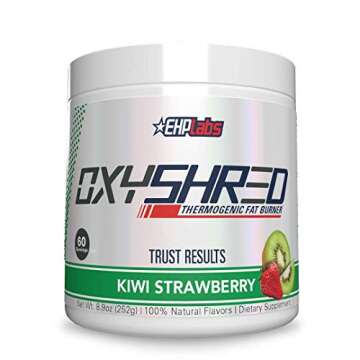 EHP Labs Shred + Acetyl Bundle - OxyShred Thermogenic Pre Workout Powder & Shredding Supplement - Ac...
