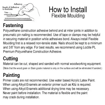 Flexible Half-Round Moulding for Easy Home Renovation