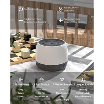 elesories White Noise Machine for Better Sleep and Relaxation