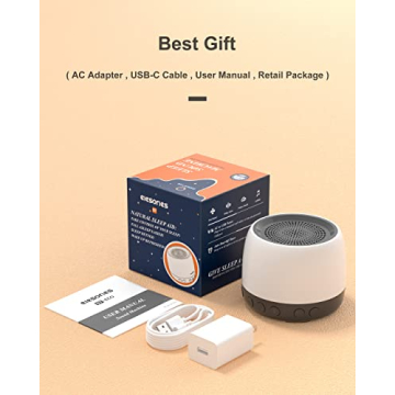 elesories White Noise Machine for Better Sleep and Relaxation