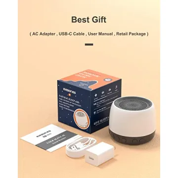 elesories White Noise Machine for Better Sleep and Relaxation