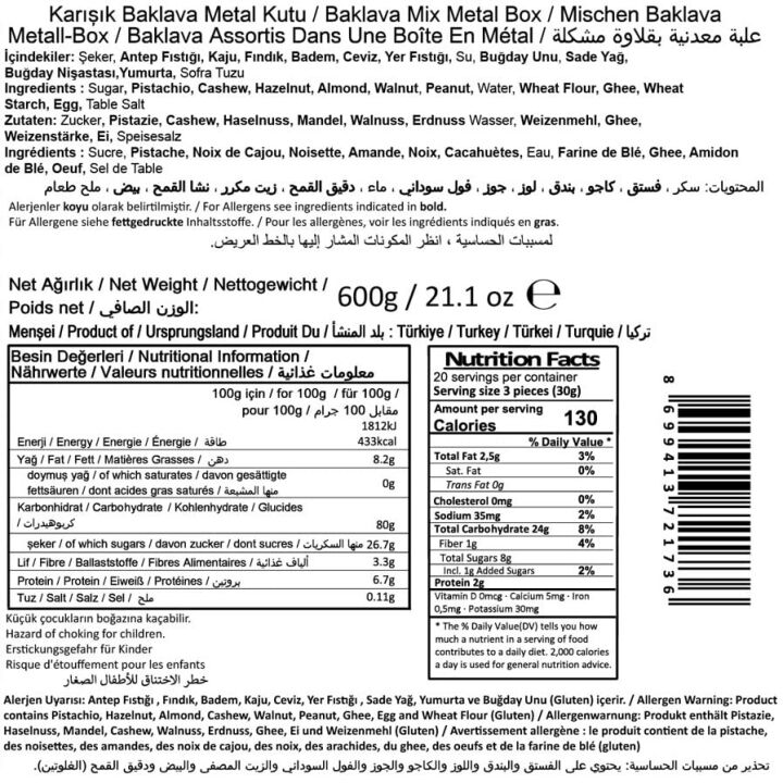 Baklava Pastry – Sweet Layered Delight