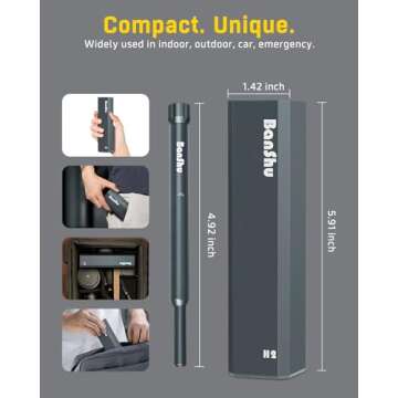 Banshu Small Screwdriver Set, 46 in 1 Mini Screwdriver Set with Case, Magnetic Precision Repair Tool Kit for Eyeglasses, Watch, Phone, Camera, Laptop, MacBook, Computer, PC, PS5, Xbox, Switch, Toys